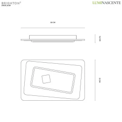 Plafoniere Moderne-Vivida International Vivida brighton plafoniera per camera da letto led 3000k 4000k