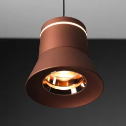 Lampade A Sospensione-Vivida International Vivida cloche lampada a sospensione caffe led 6w 3000k