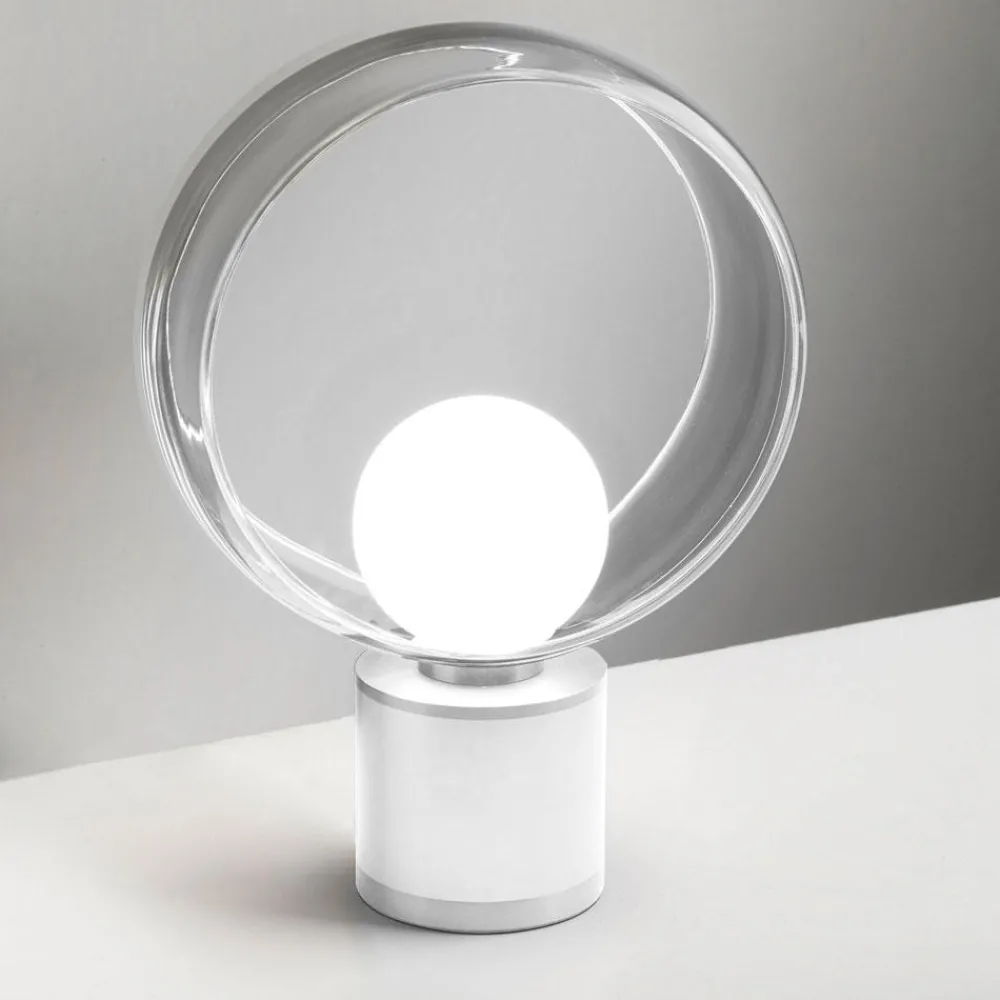 Abat Jour-Vivida International Vivida cosmit lampada abat-jour bianca da comodino design moderna h32cm