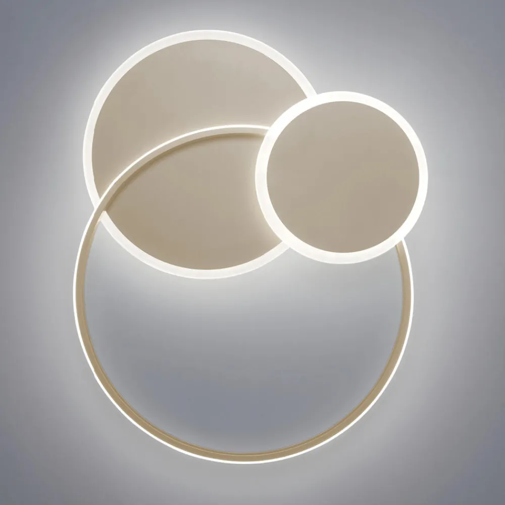 Plafoniere Moderne-Vivida International Vivida eclipse plafoniera per cucina moderna sabbia 60w 3000k 4000k
