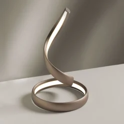 Abat Jour-Vivida International Vivida flame abat-jour da comodino moderna tortora