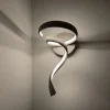 Applique Da Parete-Vivida International Vivida flame applique led moderna sabbia 3000k 4000k