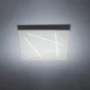 Plafoniere Moderne-Vivida International Vivida flat bianca plafoniera moderna led 51w 4000k quadrata