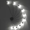 Applique Da Parete-Vivida International Vivida helix nera applique led 20w 3000k parete soffitto moderna
