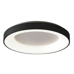 Plafoniere Moderne-Vivida International Vivida inner-r 80 plafoniera nera moderna 80w 3000k 4000k dimmerabile