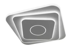 Plafoniere Moderne-Vivida International plafoniera square bianca led design moderna