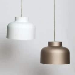 Lampade A Sospensione-Vivida International Vivida lampada a sospensione bottone petrolio biemissione dimmerabile con telecomando