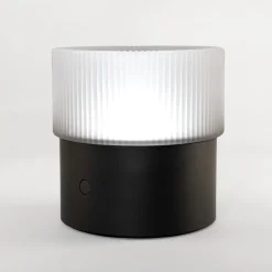 Lampade Da Tavolo-Vivida International Vivida lampada da tavolo pilastro vetro bianco led dimmerabile cct