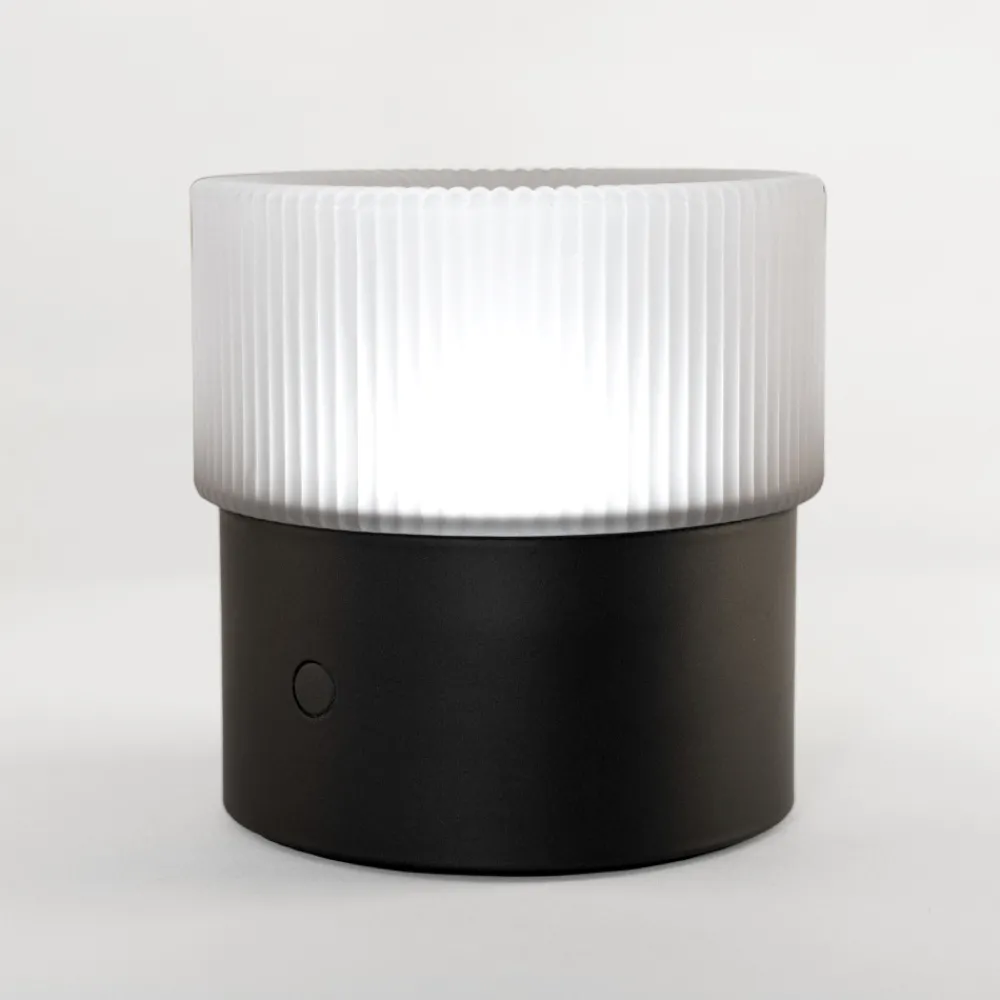 Lampade Da Tavolo-Vivida International Vivida lampada da tavolo pilastro vetro bianco led dimmerabile cct