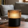 Lampade Da Tavolo-Vivida International Vivida lampada da tavolo pilastro vetro fumè led cct