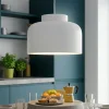 Lampadari Cucina-Vivida International Vivida lampadario da cucina bottone bianco led dimmerabile con telecomando
