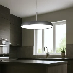 Lampadari Cucina-Vivida International Vivida lampadario da cucina bronzo rotondo pinco led 40w 3000k 4000k dimmerabile