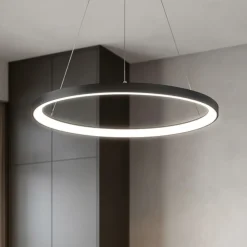 Lampadari Moderni-Vivida International Vivida lifering bronzo lampadario moderno led 80w 3000k 4000k rotondo