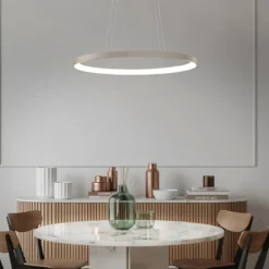Lampadari Moderni-Vivida International Vivida lifering-o lampadario moderno sabbia ovale led 50w 3000k 4000k