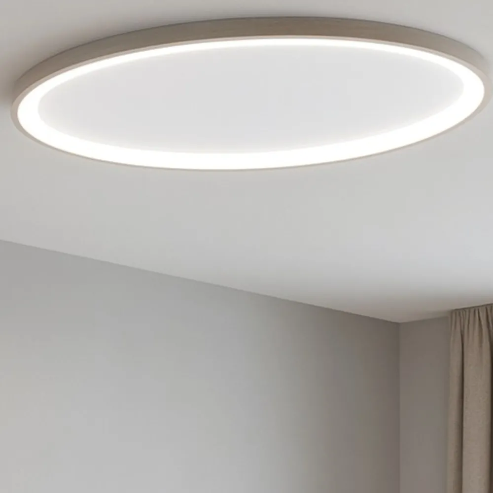 Plafoniere Moderne-Vivida International Vivida lifering-o plafoniera led 50w 3000k 4000k ovale sabbia