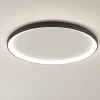 Plafoniere Moderne-Vivida International Vivida lifering-o plafoniera ovale nera moderna led 80w 3000k 4000k
