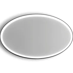 Plafoniere Moderne-Vivida International Vivida lifering-o plafoniera ovale nera moderna led 80w 3000k 4000k