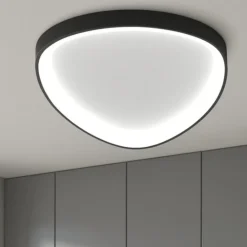 Plafoniere Moderne-Vivida International Vivida lifering plafoniera led nera 38w dimmerabile 3000k 4000k