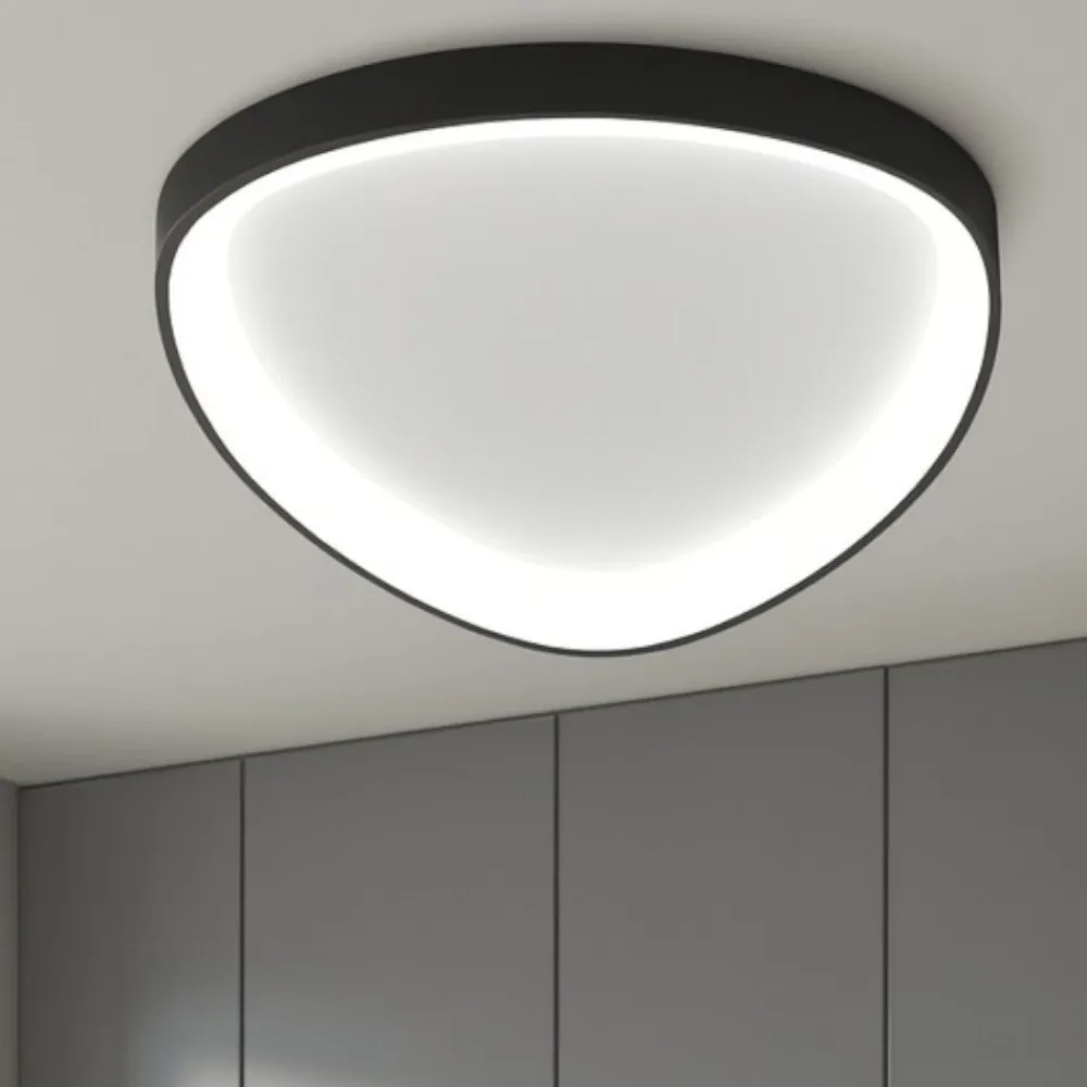 Plafoniere Moderne-Vivida International Vivida lifering plafoniera led nera 38w dimmerabile 3000k 4000k
