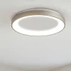 Plafoniere Moderne-Vivida International Vivida lifering sabbia plafoniera da cucina ovale moderna led 48w 3000k 4000k dimmerabile