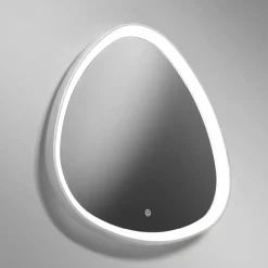Specchi Da Parete-Vivida International Vivida lifering specchio titanio led touch 25w 3000k