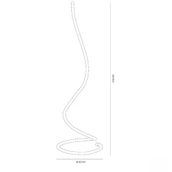 Lampade Da Terra-Vivida International Vivida light line lampada da terra piantana led 3000k dimmerabile