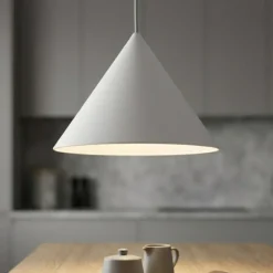 Lampade A Sospensione-Vivida International Vivida luminelle lampada a sospensione cono bianco