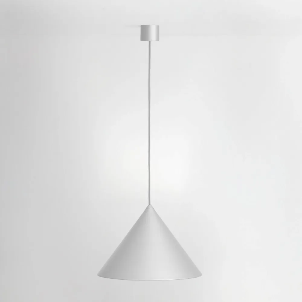 Lampade A Sospensione-Vivida International Vivida luminelle lampada a sospensione cono bianco