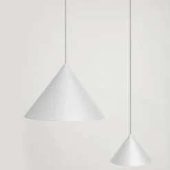 Lampade A Sospensione-Vivida International Vivida luminelle lampada a sospensione cono bianco