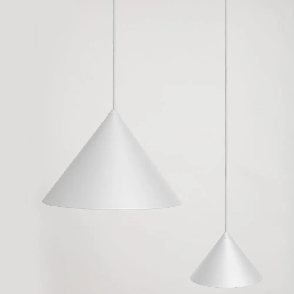 Lampade A Sospensione-Vivida International Vivida luminelle lampada a sospensione cono bianco
