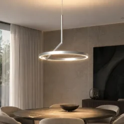 Lampadari Moderni-Vivida International Vivida meridiana lampadario moderno titanio led 17w 3000k 4000k