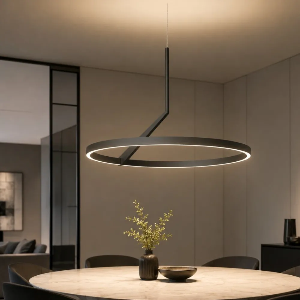 Lampadari Moderni-Vivida International Vivida meridiana lampadario moderno led 44w 3000k 4000k bronzo