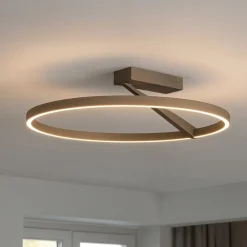 Plafoniere Moderne-Vivida International Vivida meridiana sabbia plafoniera led 44w 3000k 4000k dimmerabile