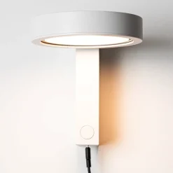 Applique Camera Da Letto-Vivida International Vivida noxis applique da comodino orientabile bianca led dimmerabile presa usb