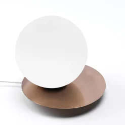 Abat Jour-Vivida International Vivida pearl abat-jour da comodino moderna oro rosa led 12w 3000k