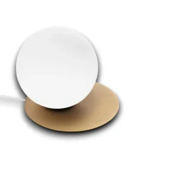Abat Jour-Vivida International Vivida pearl abat-jour lampada da comodino oro led 12w 3000k