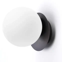 Applique Da Parete-Vivida International Vivida pearl applique bronzo vetro bianco design moderno led 8w 3000k