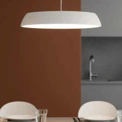 Lampadari Cucina-Vivida International Vivida pinco lampadario da cucina moderna 30cm bianco led 20w 3000k 4000k dimmerabile