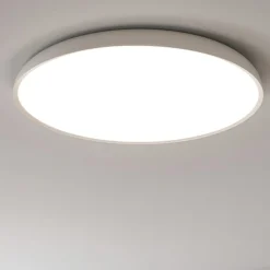 Plafoniere Moderne-Vivida International Vivida pinco plafoniera bianca led 50w 3000k 4000k rotonda dimmerabile