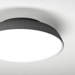 Plafoniere Moderne-Vivida International Vivida pinco plafoniera bronzo rotonda led 20w dimmerabile 3000k 4000k per soggiorno