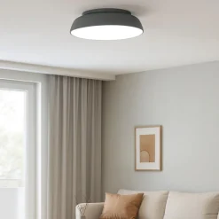 Plafoniere Moderne-Vivida International Vivida pinco plafoniera bronzo rotonda led 20w dimmerabile 3000k 4000k per soggiorno