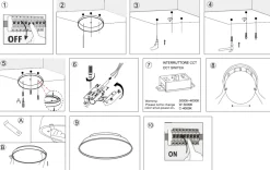Plafoniere Moderne-Vivida International Vivida pinco plafoniera per cucina rotonda bianca led 40w 3000k 4000k dimmerabile