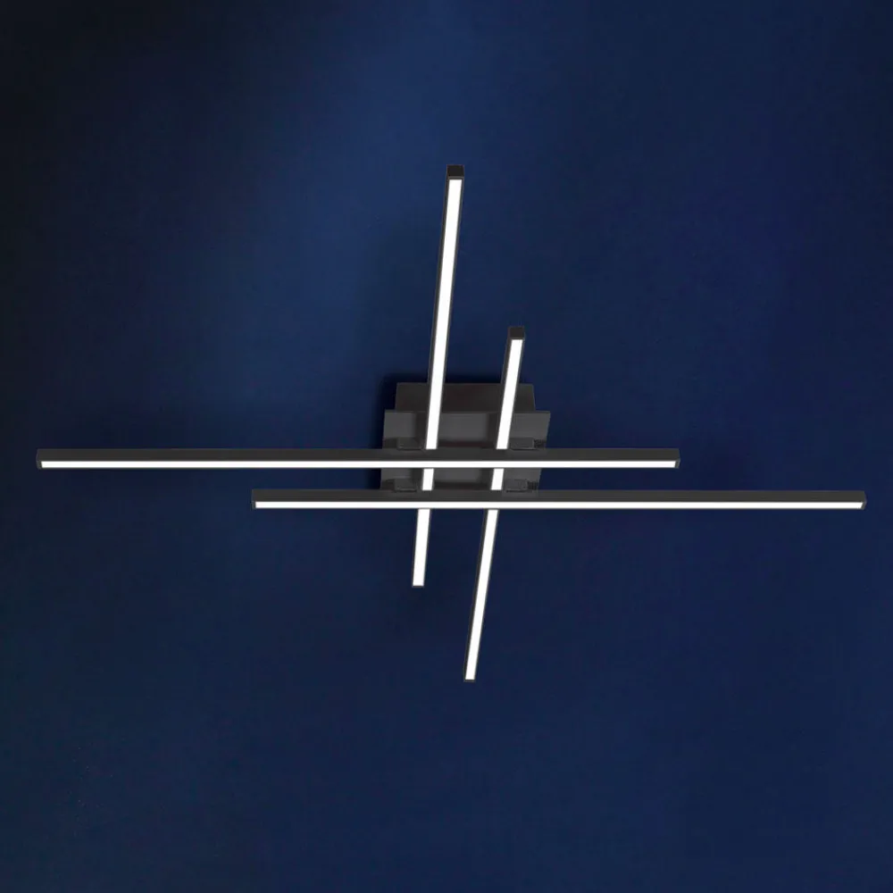 Plafoniere Moderne-Vivida International Vivida plafoniera hashtag led 42w 3000k nera