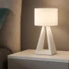 Abat Jour-Vivida International Vivida pup glass lampade da comodino moderne led 7w 3000k touch dimmer vetro bianco