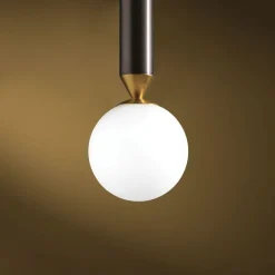 Lampade A Sospensione-Vivida International Vivida seventy marrone ossidato lampada sospensione moderna