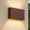 Applique Da Esterno-Affralux Wally applique da esterno corten 20w 3000k 4000k