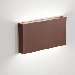 Applique Da Esterno-Affralux Wally applique da esterno corten 20w 3000k 4000k