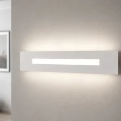 Applique Da Parete-Top Light Wally applique led grigio 30w moderna