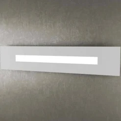 Applique Da Parete-Top Light Wally applique led grigio 30w moderna