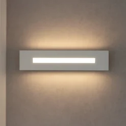 Applique Da Parete-Top Light Wally applique led 30w bianco design moderna